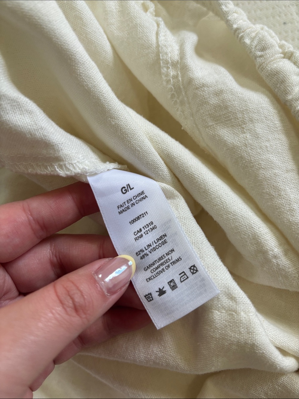 Garage Millie Linen Blend Pull-on Pants - Picture 11 of 11